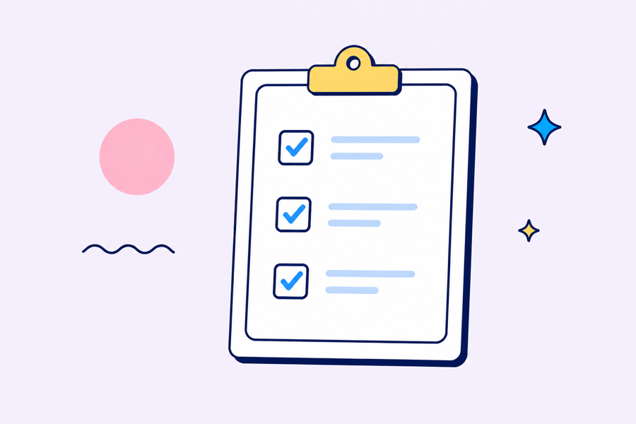 A structured localization checklist with shared terminology and review guidance